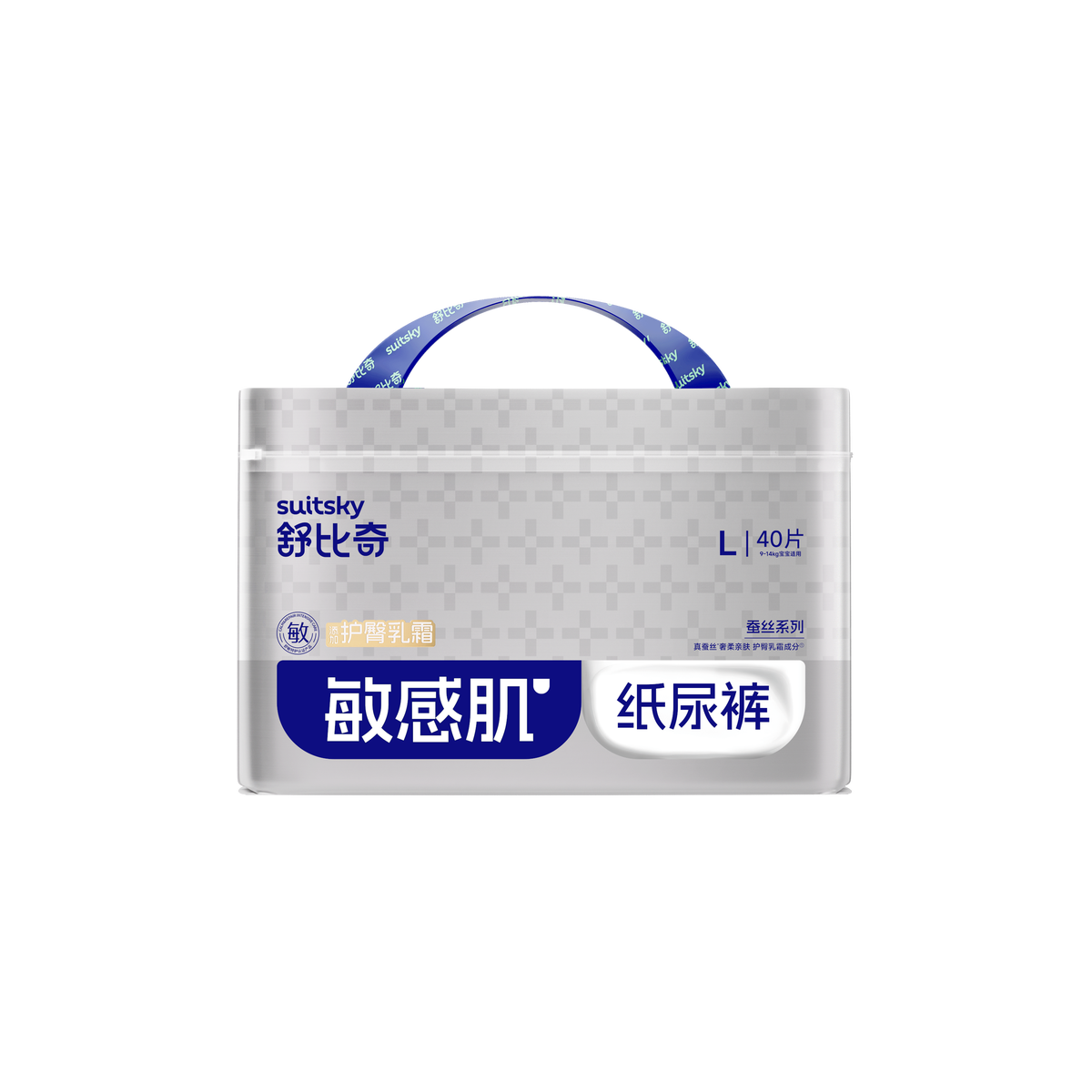 舒比奇蚕丝乳霜裤型/腰贴型婴儿纸尿裤