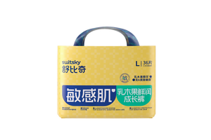 舒比奇乳木果鲜润裤型/腰贴型婴儿纸尿裤